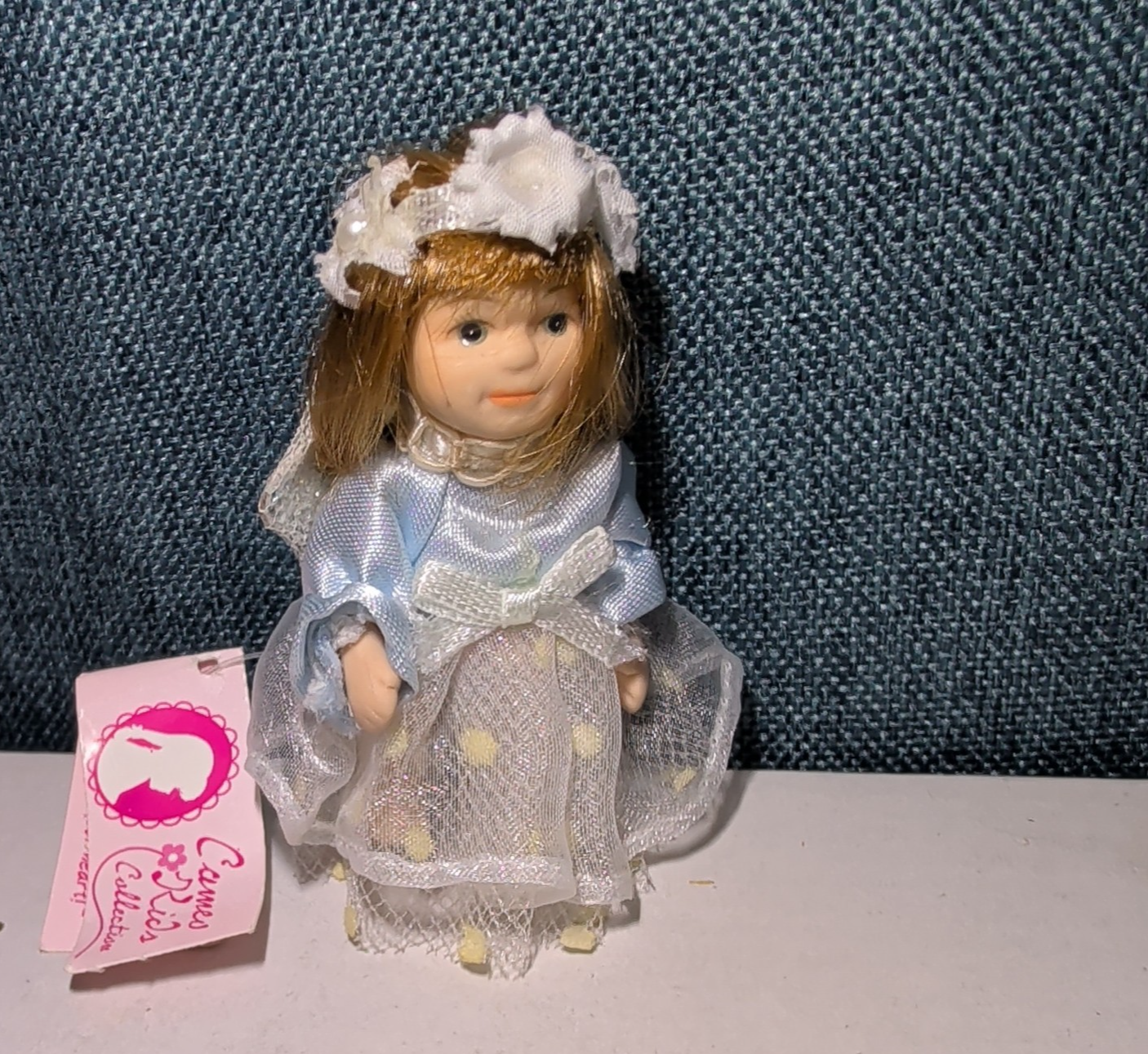Cameo Kids Collection Porcelain Fairy Doll Blue Dress NWT 697738124490