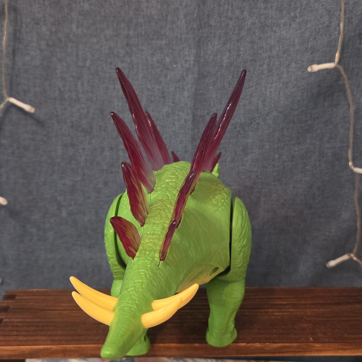 Zuri Inc Stegosaurus Walking Dinosaur Light Up Spikes 12.5