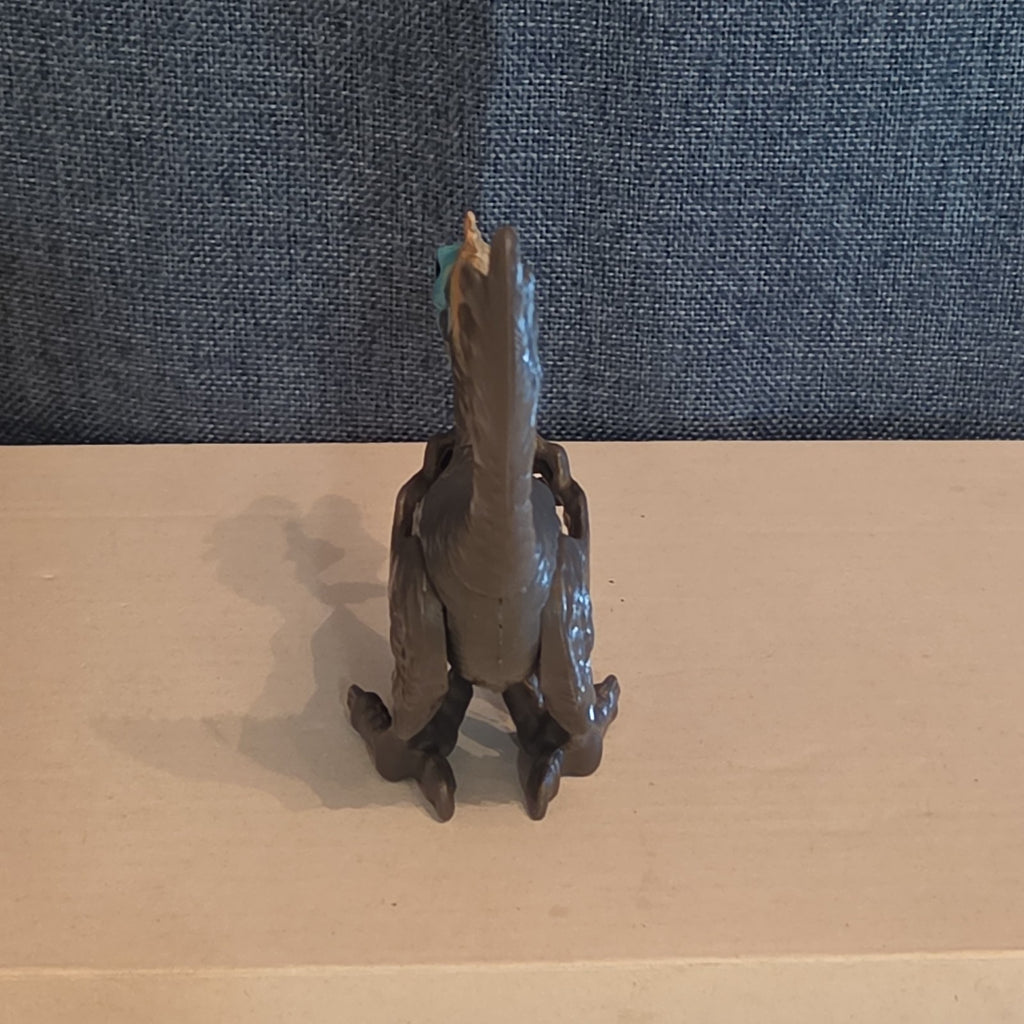 Animal Planet Dino Tower Replacement Raptor Figure Feathered Blue Face Toy