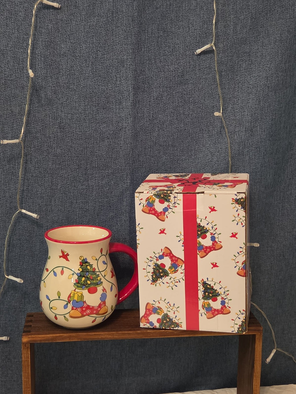 Temp-tations Gnome Christmas Tree Holiday 16oz Ceramic Mug