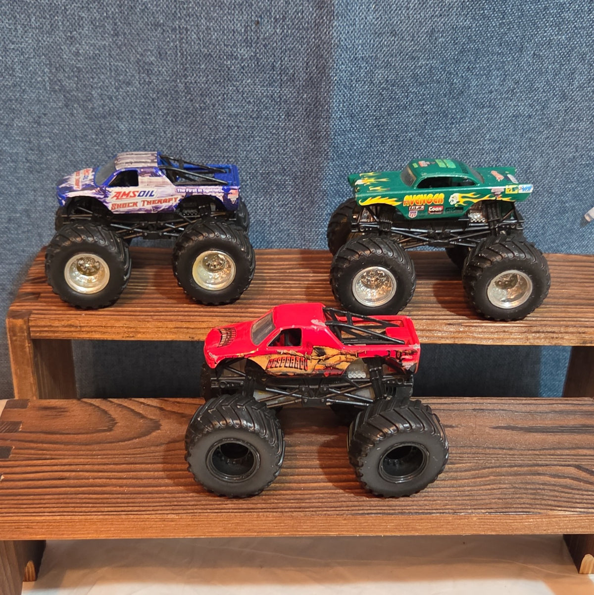 Hot Wheels Monster Jam Sudden Impact King Krunch Desperado Lot 3 Diecast Y2K