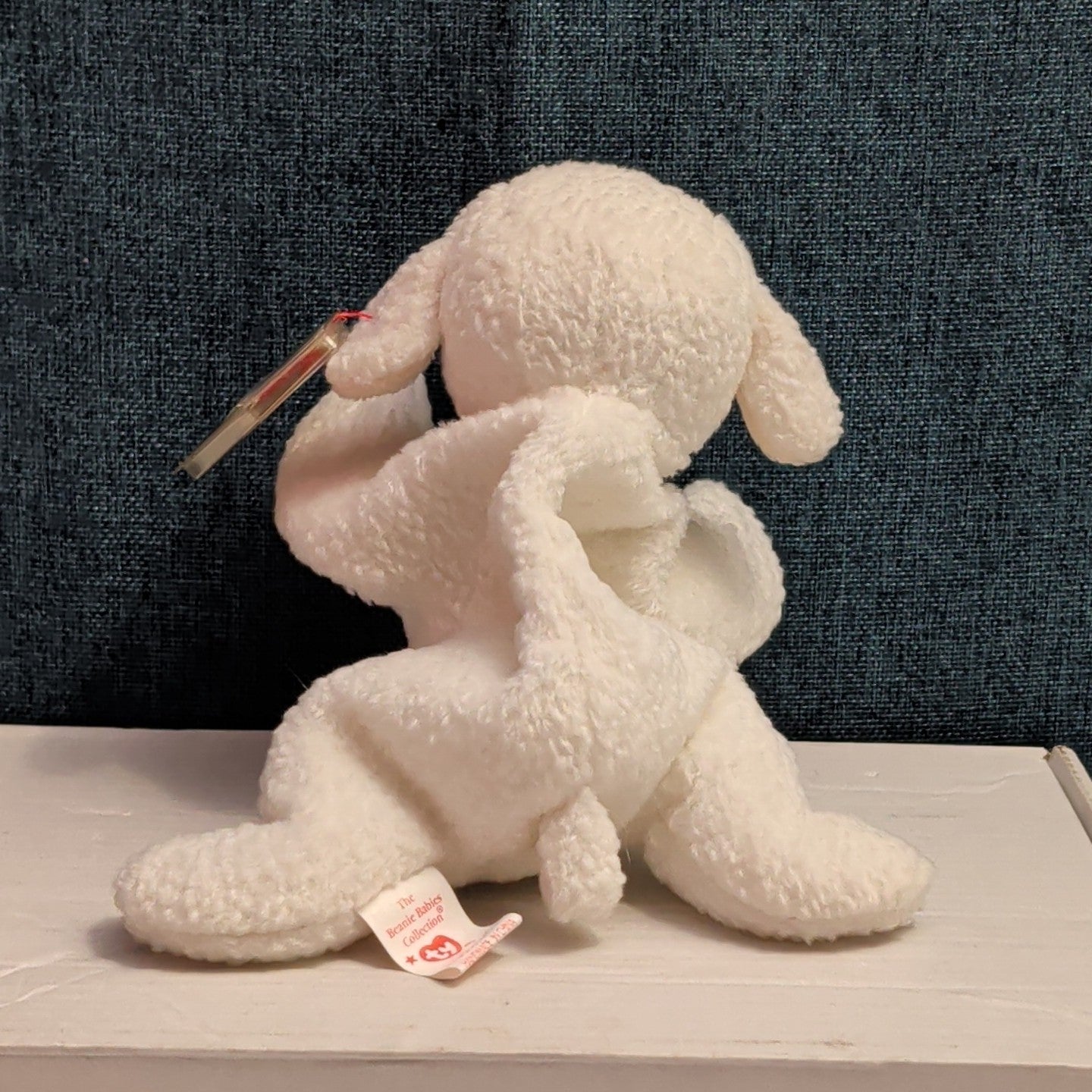 Ty Beanie Baby Fleece Lamb 1996 Retired 4th Gen Tags MWMT P.E. Pellets Authentic