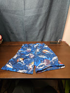 The Children's Place Boys Shark Sleep Shorts Size 7/8 Medium Blue Ocean Pajamas