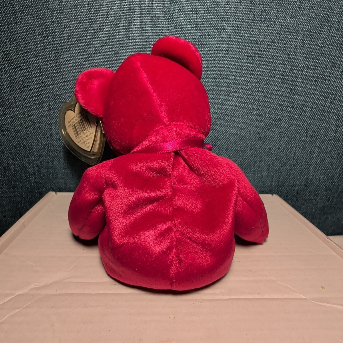Valentina Ty Beanie Baby 1998 Retired Valentine Bear with Tag Protector Vintage