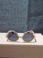Fynn & Riley Toddler Girls Sunglasses Flower Polka Dot 100% UV Protection NEW
