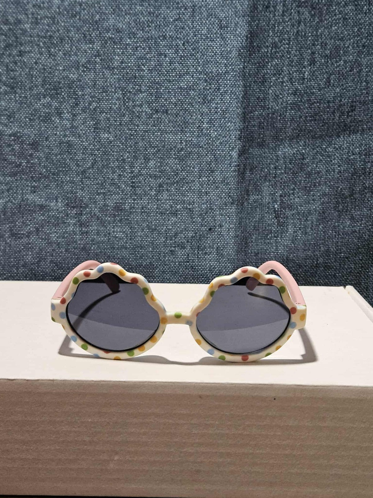Fynn & Riley Toddler Girls Sunglasses Flower Polka Dot 100% UV Protection NEW