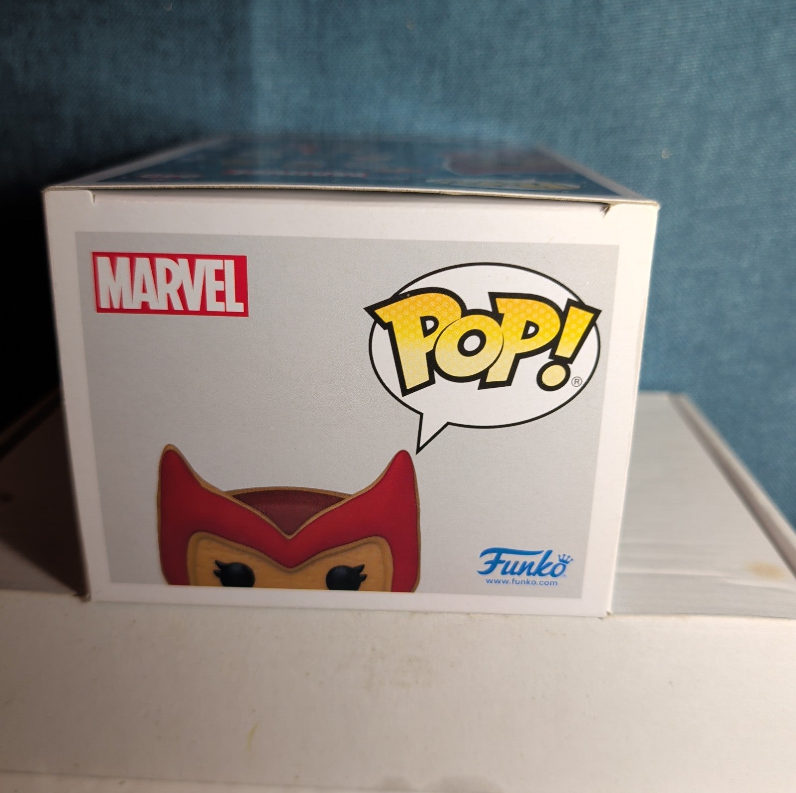 Funko Pop! Marvel Gingerbread Scarlet Witch 940 with Protective Case