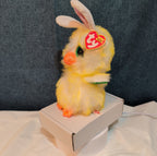 Ty Beanie Boos Coop The Easter Chick Bunny Ears Plush 6" Glitter Eyes NWT