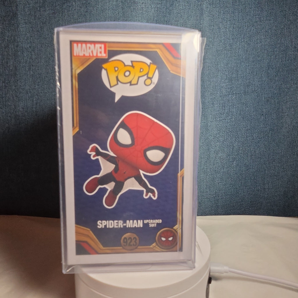 Funko Pop Marvel Spider-Man 923 Upgraded Suit No Way Home in Box with Protector