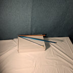 Boye Size 5 Aluminum Knitting Needle 14 Inch Single Point Teal Blue 6328 Vintage
