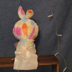 Ty Beanie Boos Bloomy Pastel Bunny Plush 6" Glitter Eyes Easter Bunny