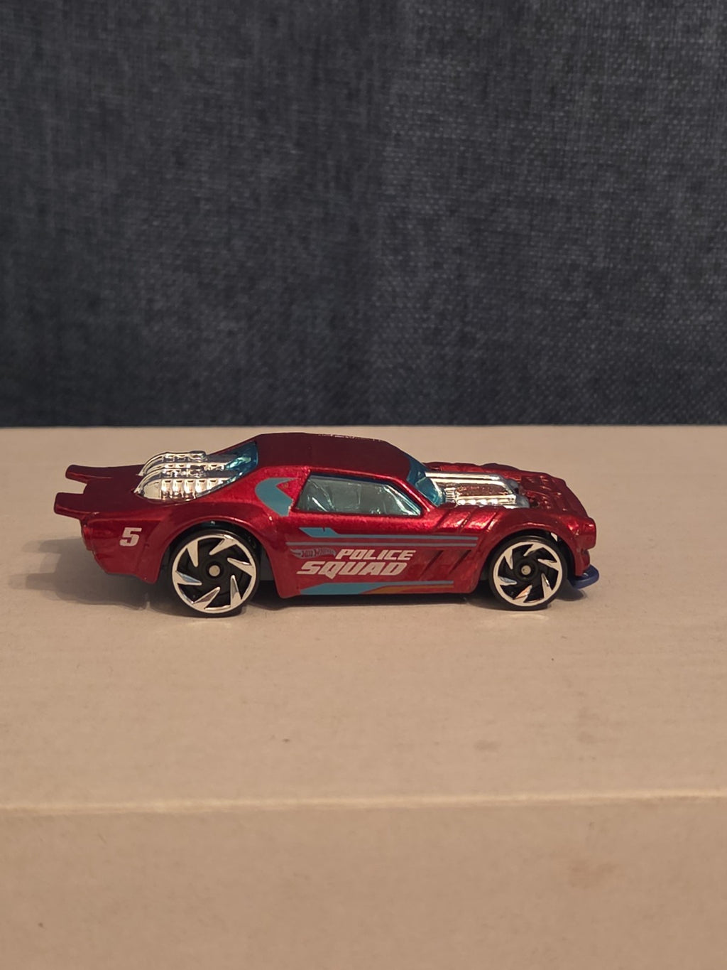 Hot Wheels Night Shifter Police Squad Red Metallic  HW City Loose 1:64 Car