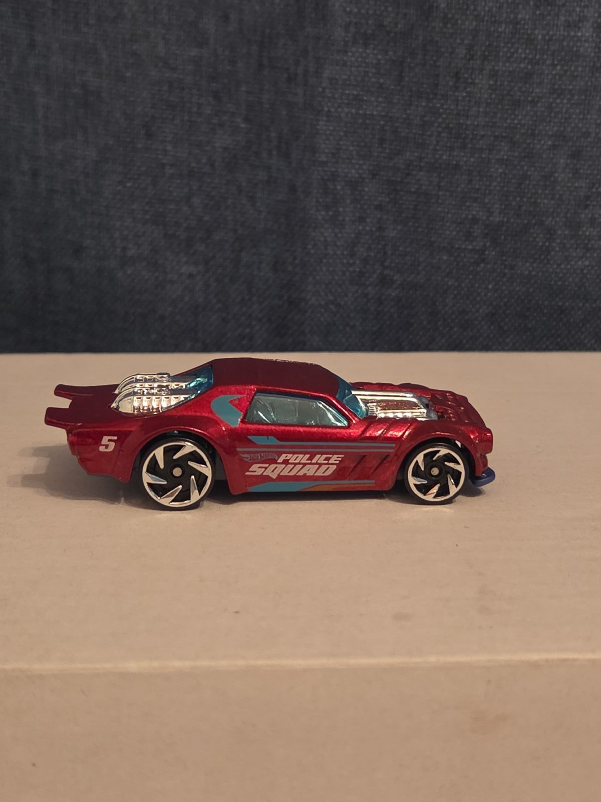 Hot Wheels Night Shifter Police Squad Red Metallic  HW City Loose 1:64 Car