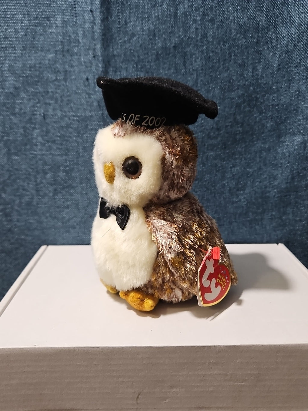 Ty Beanie Baby Smarter the Owl | Class of 2002 Graduation Gift | Retired Plush