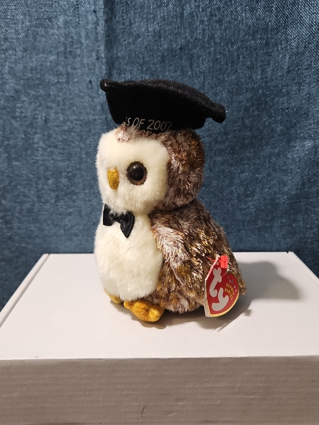 Ty Beanie Baby Smarter the Owl | Class of 2002 Graduation Gift | Retired Plush