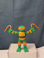Teenage Mutant Ninja Turtles TMNT Stretch N Shout Michelangelo Talking Figure