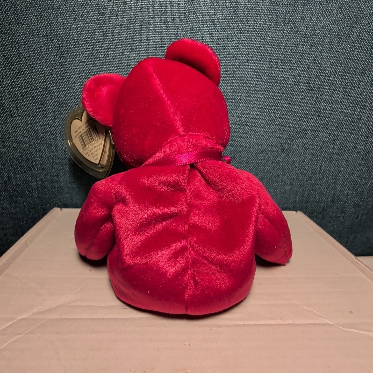 Valentina Ty Beanie Baby 1998 Retired Valentine Bear with Tag Protector Vintage