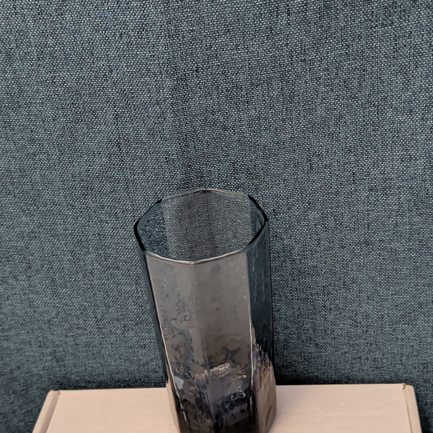 Set of 4 Libbey FACETS Cobalt Blue Glasses | 8-Panel Octagon Highball Tumblers