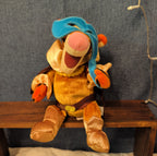 Disney Tigger Plush Lot Angel Mardi Gras Professor Pooh Blanket