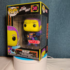 Funko Pop Marvel Infinity Saga Blacklight Wasp 341 Target Exclusive in Protector