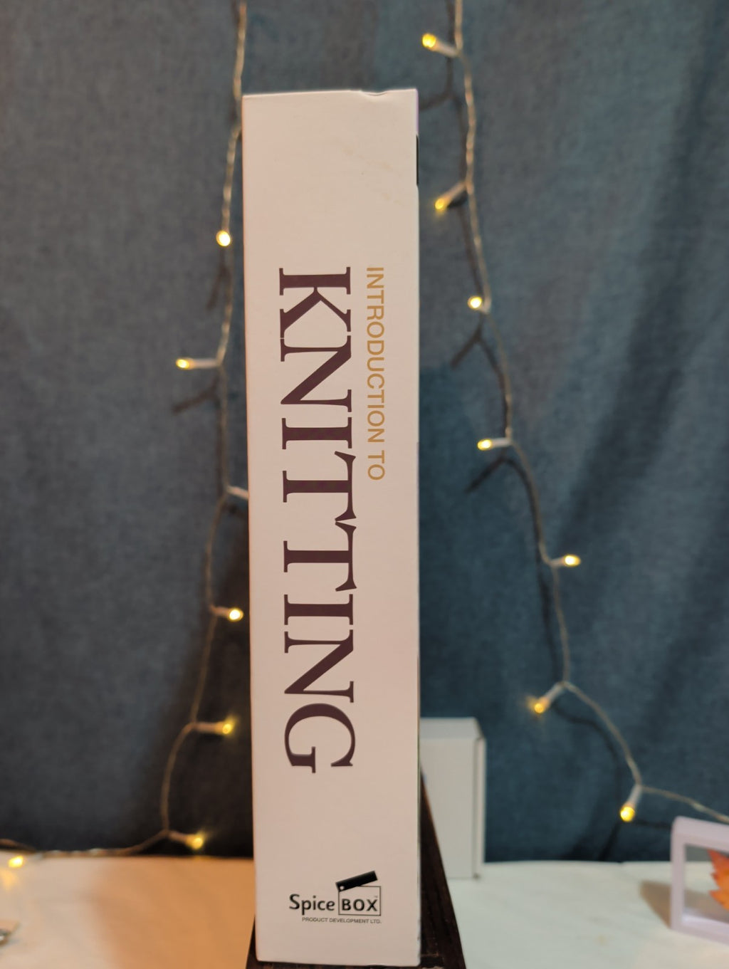 SpiceBox Intro To Knitting Learn To Knit Craft Kit Bamboo Needles