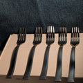 Set of 5 Hampton Silversmiths PORTFOLIO Glossy Forks | 18/0 Stainless 208