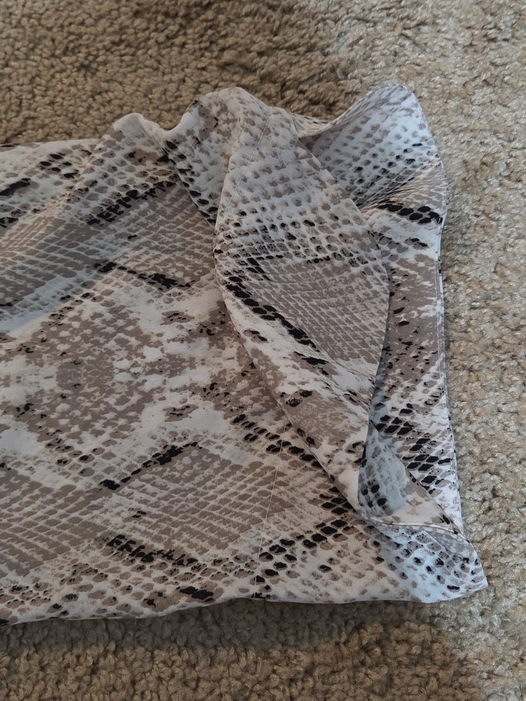 Apt 9 Snakeskin Kimono Cardigan Animal Print Top L/XL Gently Worn RN 73277