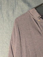 Vintage 90s Polo Ralph Lauren Shirt Men's Large Gray Red Pony Logo Cotton