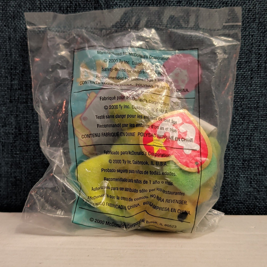 Ty Teenie Beanie Baby Coral the Fish #14 McDonald’s 2000 New In Package Tropical