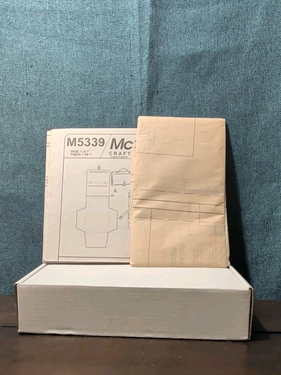 McCall's M5339 Diaper Bag Pattern 2007 Tote Changing Mat Bottle Bag UNCUT Kit