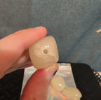 Drilled Stone Beads Peach Natural Tumbled Boho Craft