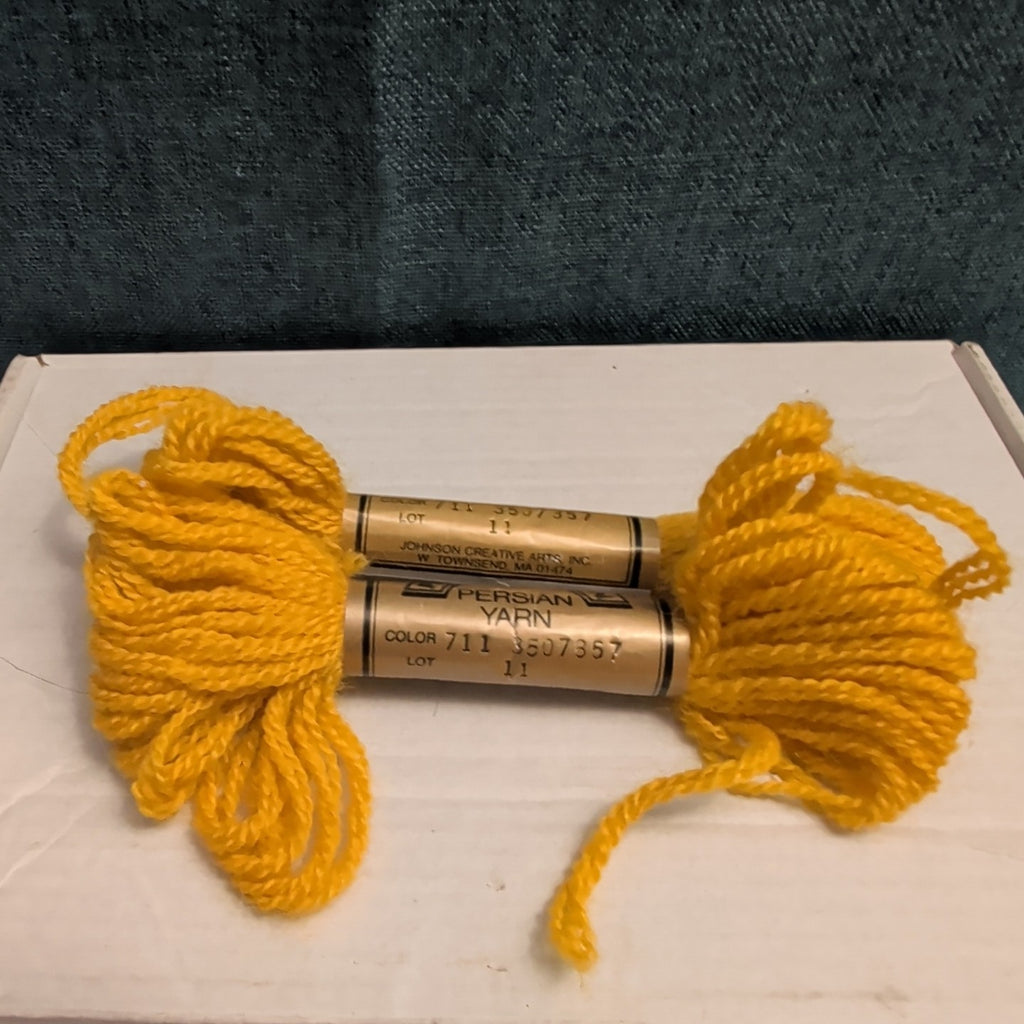 Paternayan Persian Needlepoint Wool Yarn Lot 7 Hanks 100% Virgin 3 Ply VINTAGE