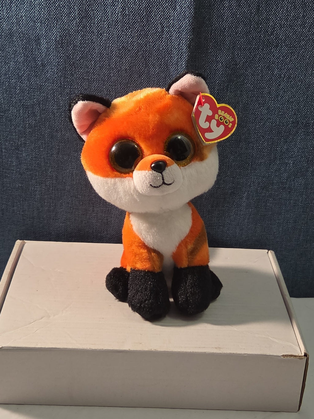 Ty Beanie Boos Meadow the Fox 6" Plush Stuffed Animal Toy