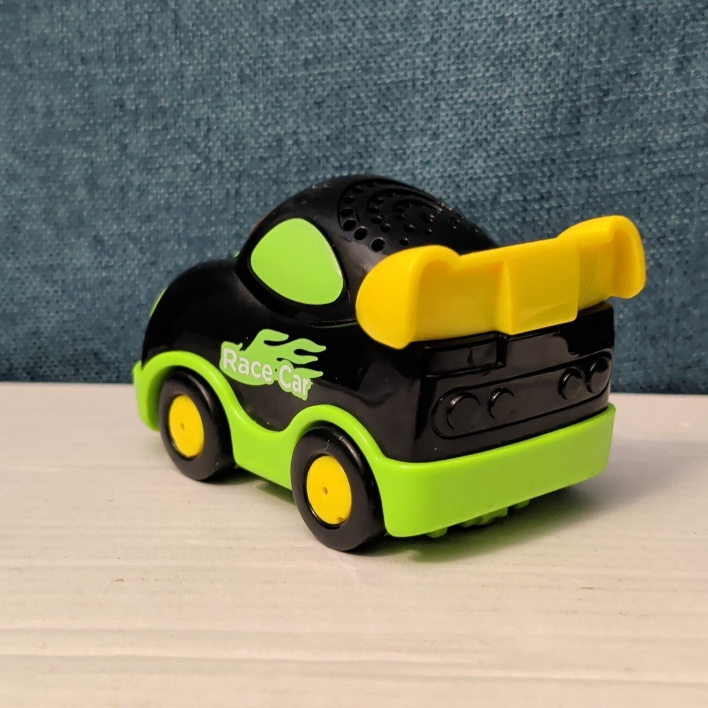 VTech Go! Go! Smart Wheels Race Car | Black & Green | Lights & Sounds SmartPoint