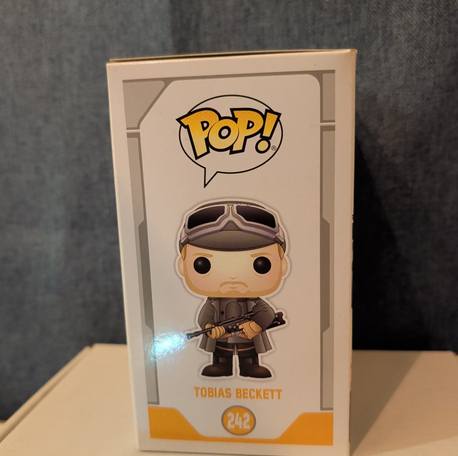 Funko POP Star Wars Tobias Beckett 242 Vinyl Bobble-Head in Box with Protector