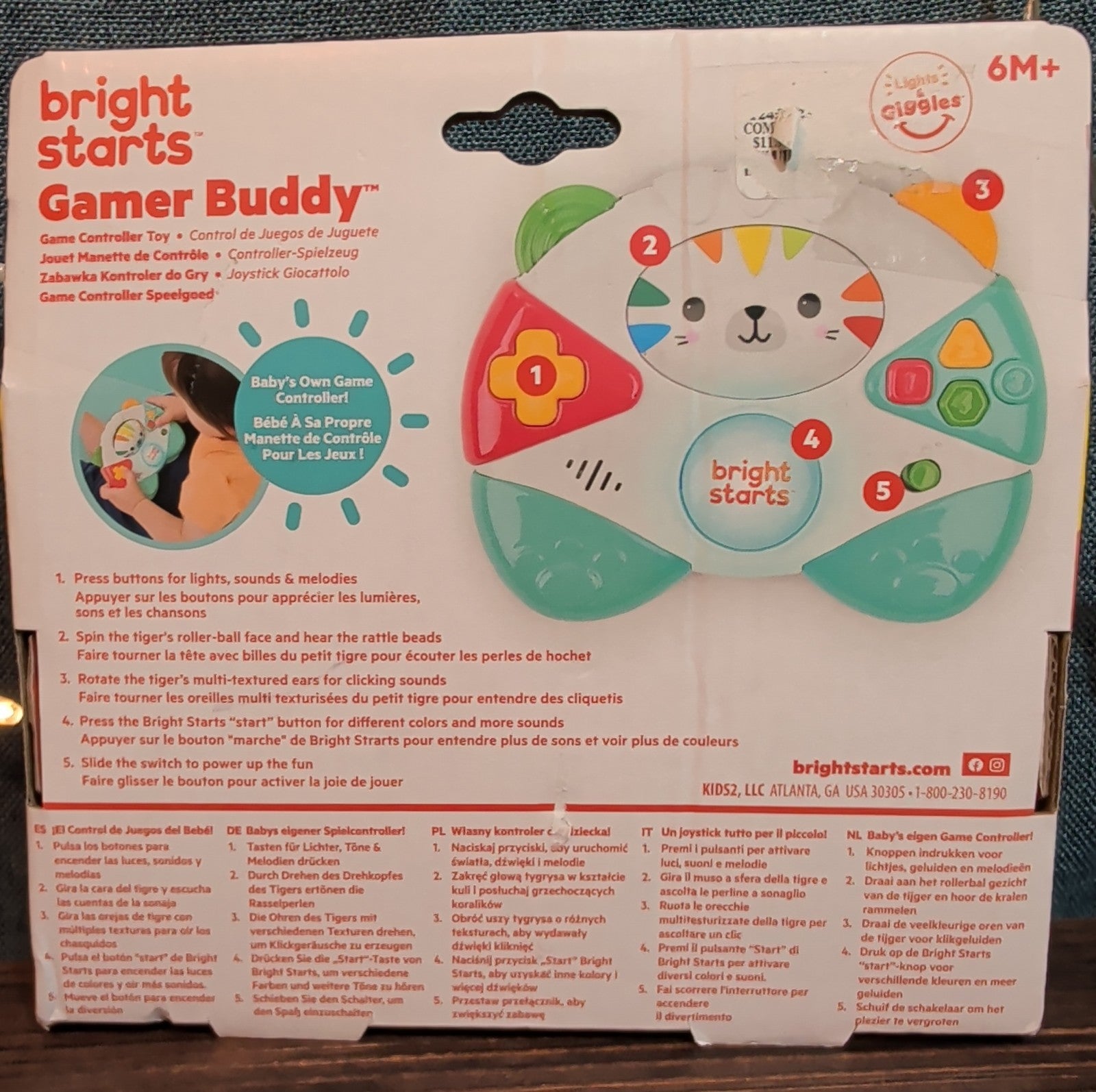 Bright Starts Gamer Buddy Baby Toy Controller