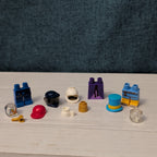 LEGO Minifigure Parts | Accessories GOLDFISH HEAD Hand Top Hat | Helmet Unique!