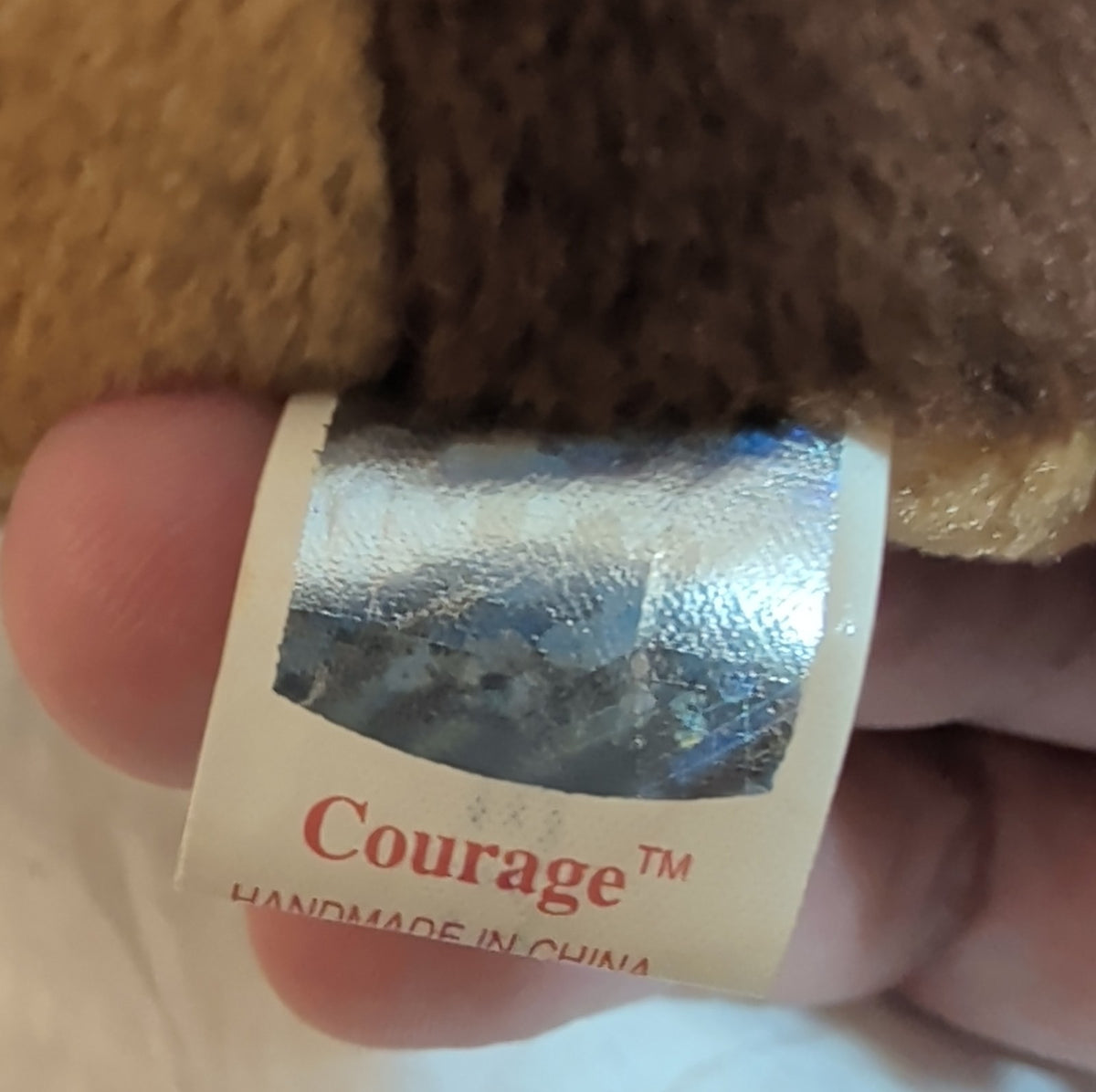 Ty Beanie Baby Courage German Shepherd Flag Plush
