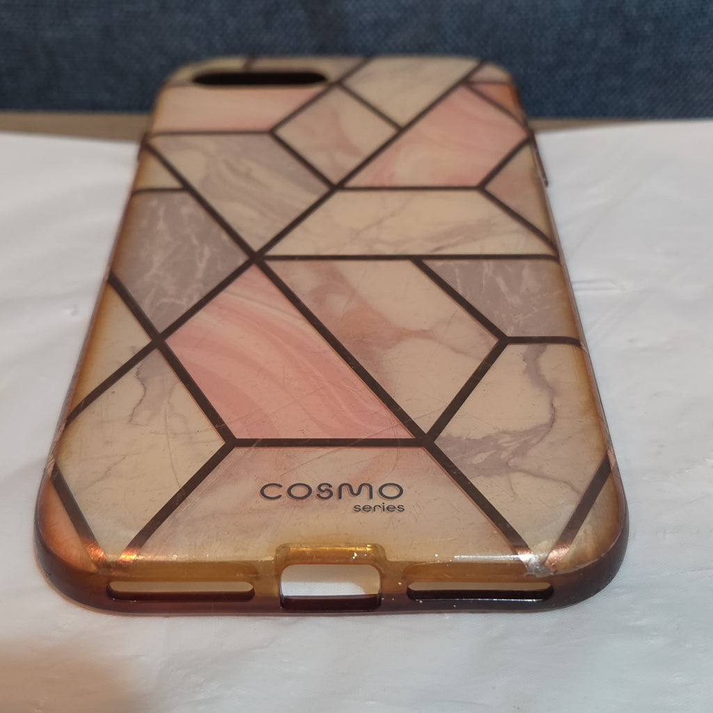 i-Blason Cosmo iPhone 7 Plus 8 Plus Case Pink Marble Rose Gold