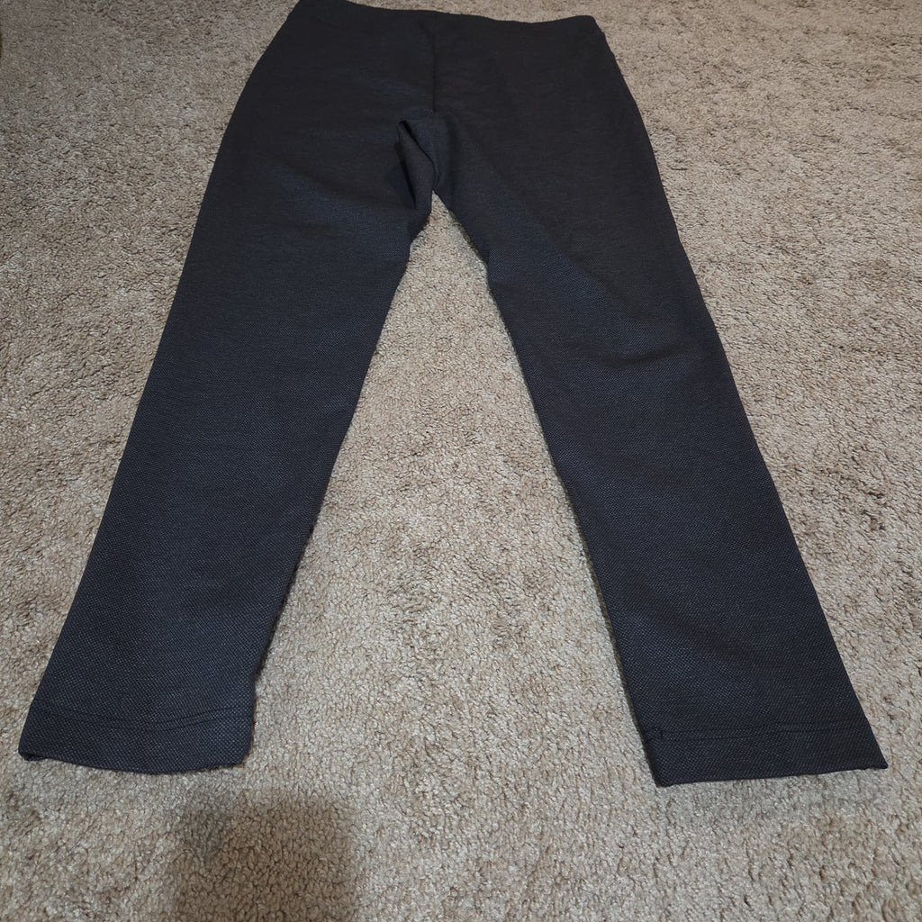 Calvin Klein Pants Womens M Black Slim Fit Ankle Stretch Elastic