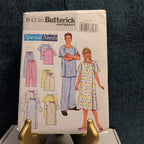 Butterick B4246 Sewing Pattern Adaptive Special Needs Gown Pants Unisex