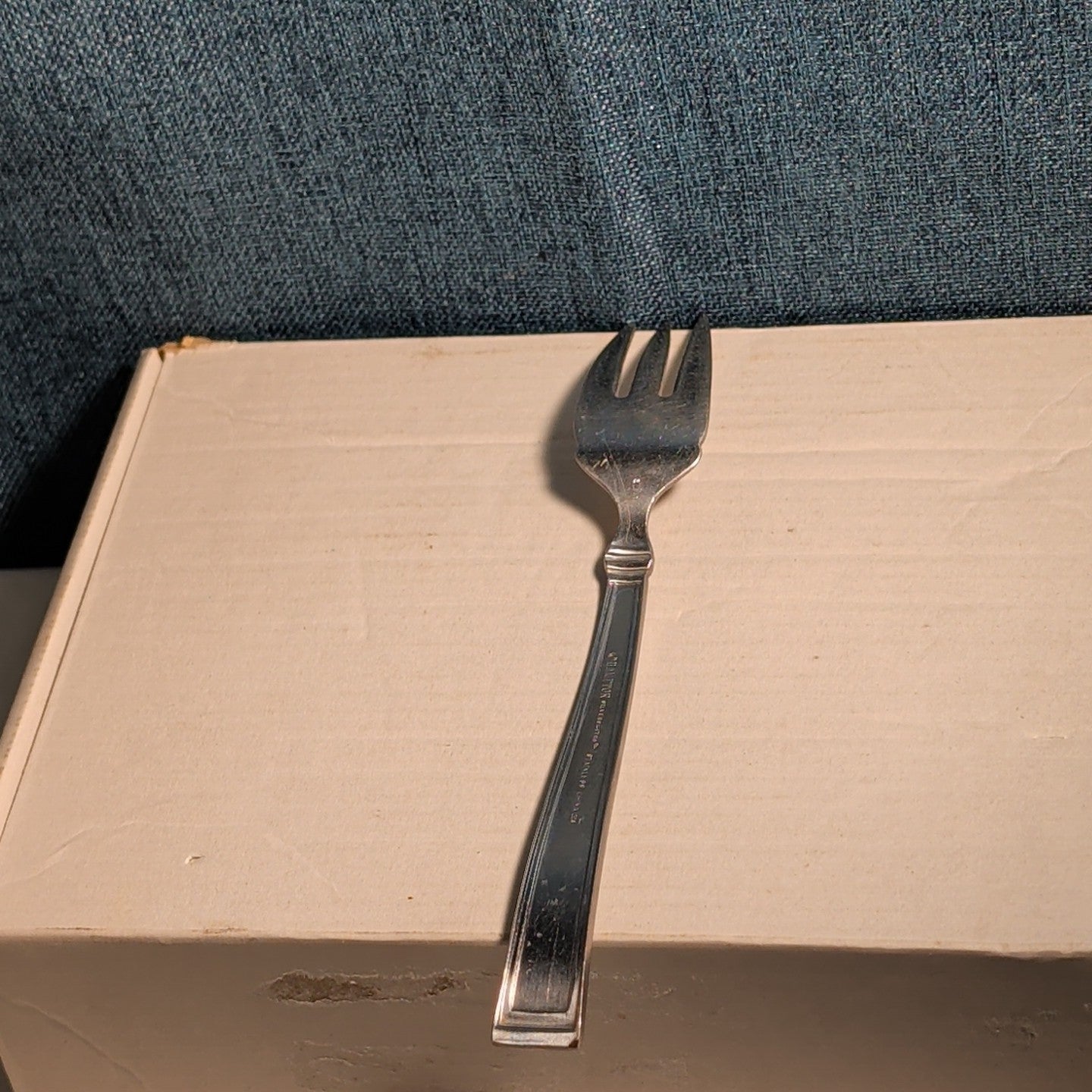 Set of 4 Hampton Silversmiths PORTFOLIO Glossy Salad Forks | 18/0 Stainless 208
