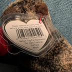 Cheeks Ty Beanie Baby 1999 Retired Baboon Monkey with Tag Protector NEW