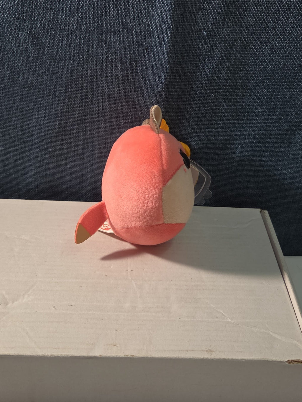 TY Roxie the Fox Squish-A-Boos Mini 3" Clip Plush MWMT with Tag Protector NEW