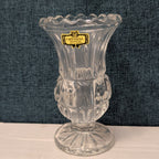 Forever Crystal 3pc Vanity Set | 24% Lead Crystal Zajecar Yugoslavia NEW IN BOX