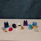 LEGO Minifigure Parts | Accessories GOLDFISH HEAD Hand Top Hat | Helmet Unique!