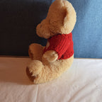 Avon 2010 Teddy Bear Plush Red Knit Heart Sweater Tan 9" Valentine