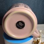 Holly & Joy Nutcracker Pink Ceramic Mug Holiday NWT