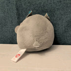 Ty Squish-a-Boos Slush Husky Dog Plush Blue Glitter Eyes Squishy Beanie with Tag