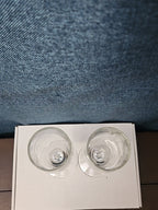 Set of 6 Classic Champagne Flutes | 6oz Trumpet Shape | Elegant Clear Glass Stem
